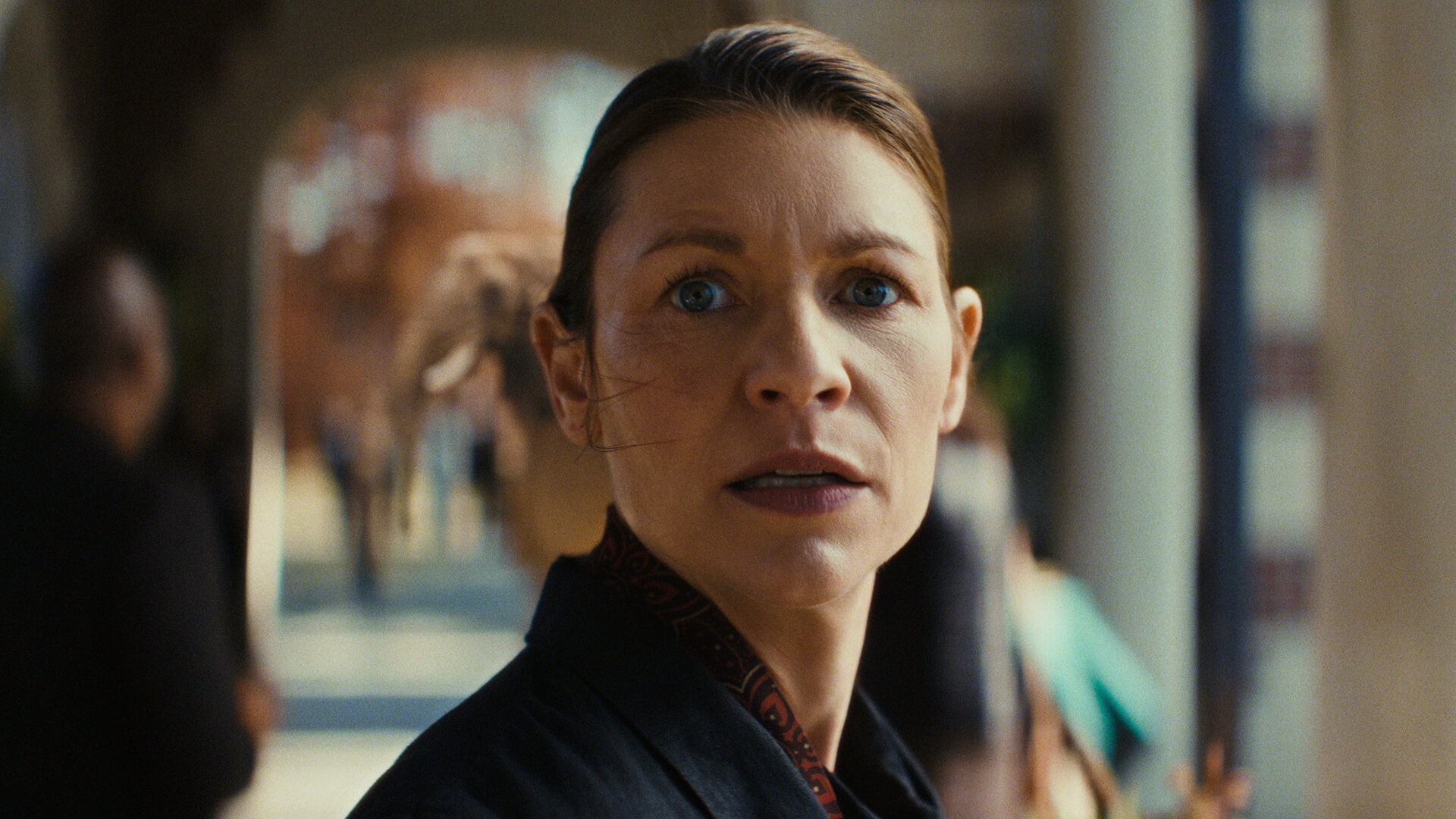 Aggie looked scared in The Beast in Me