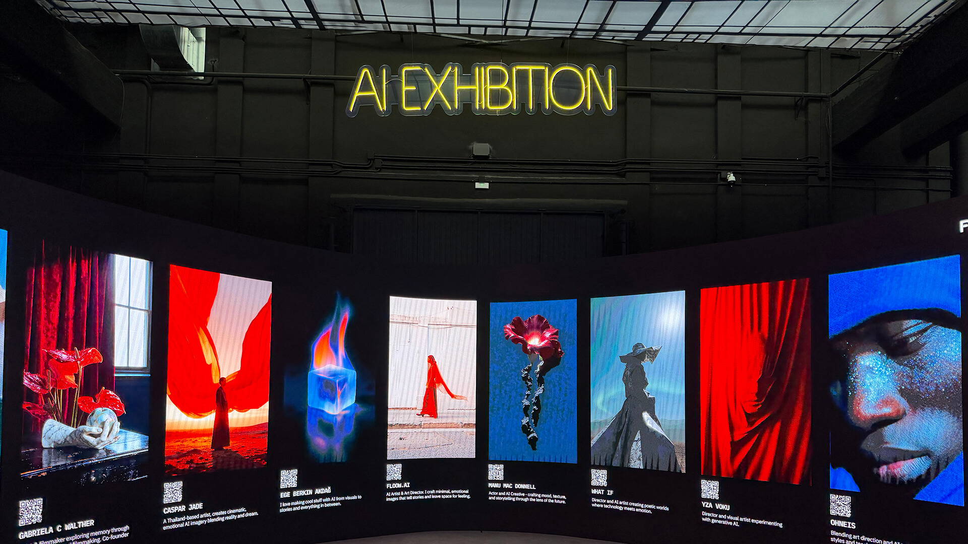 AI Art exhibition at Upscale Conference