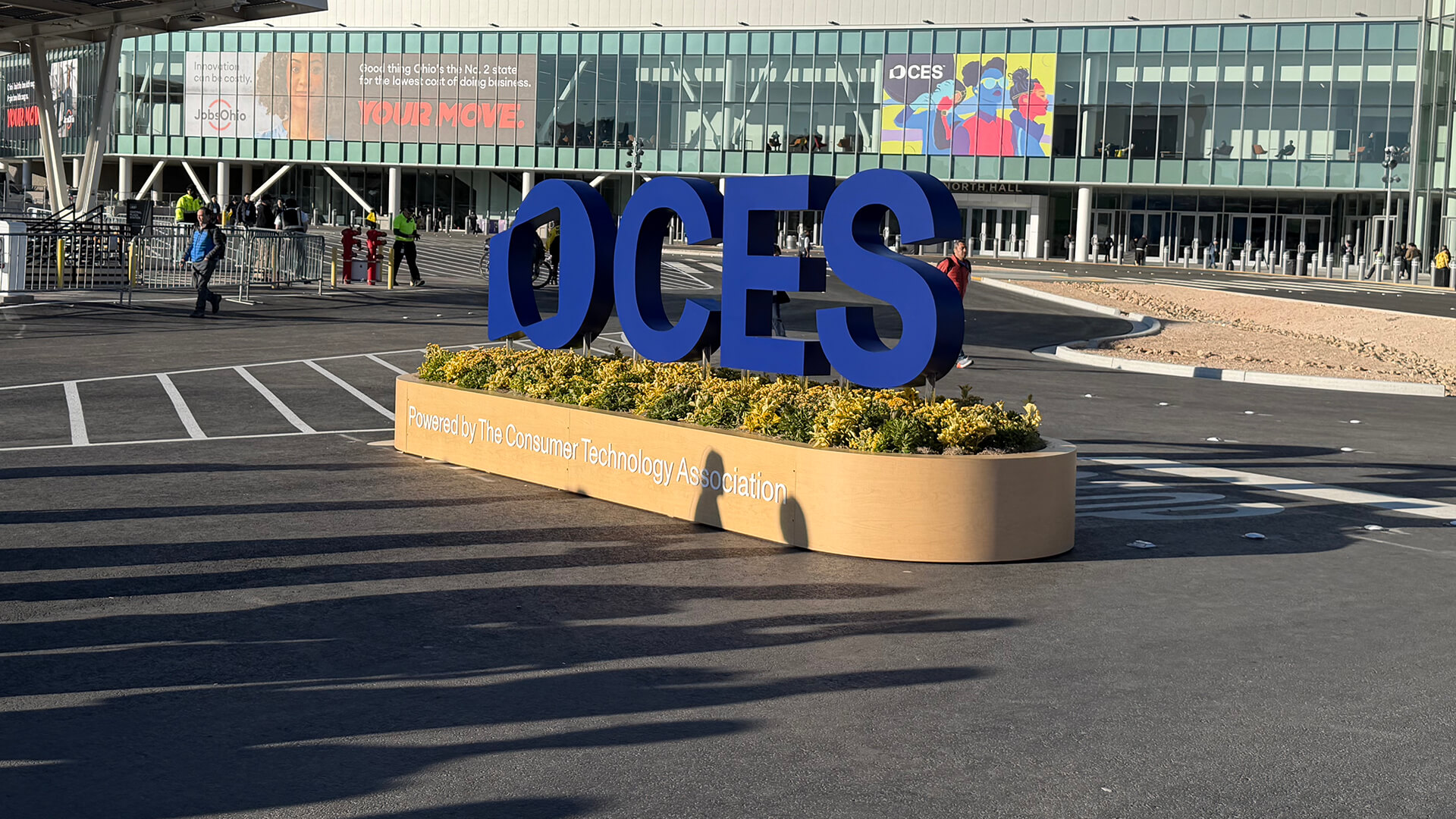 CES 2026 sign outside