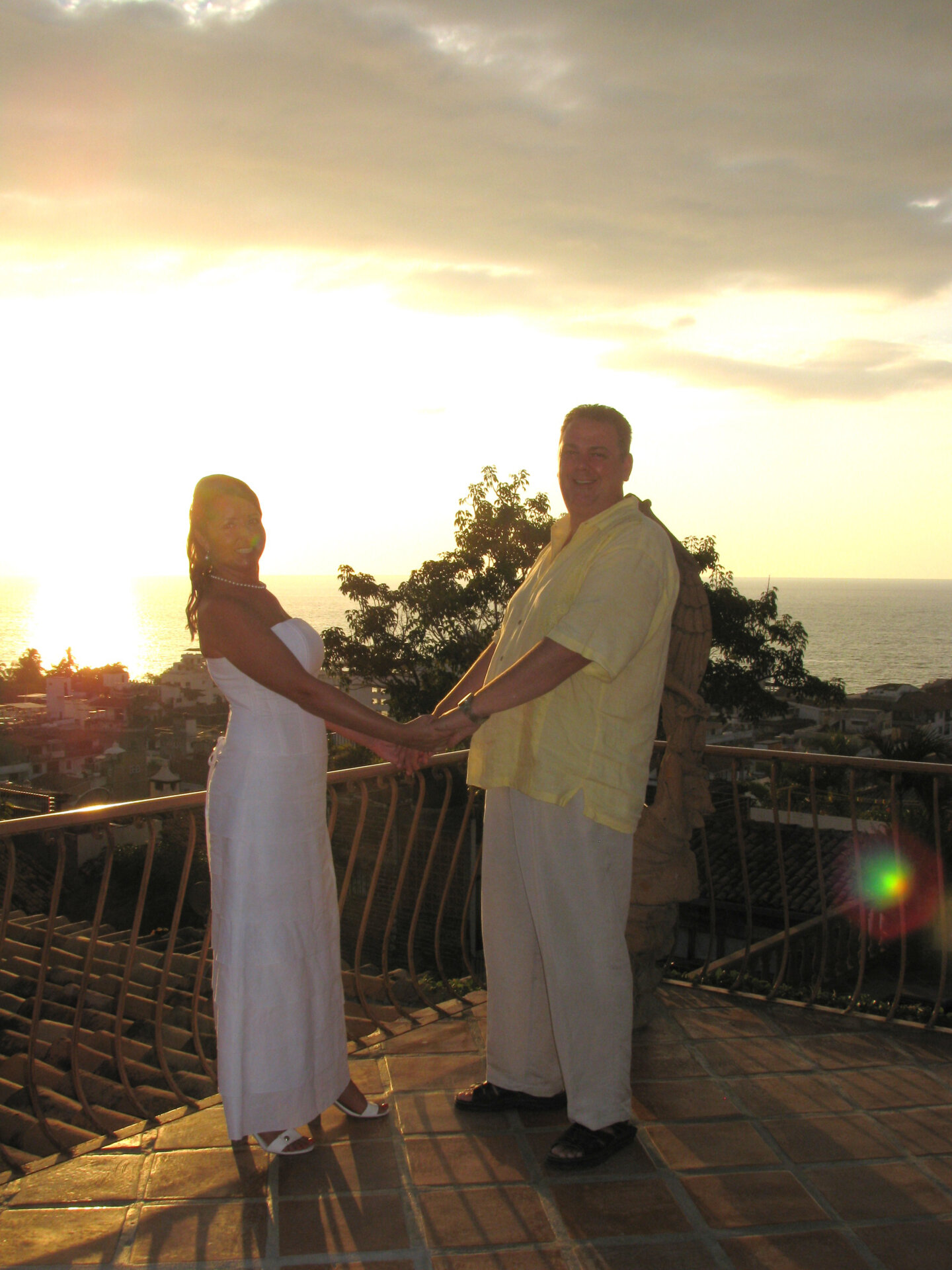 George and Rebecca Finlayson getting married.