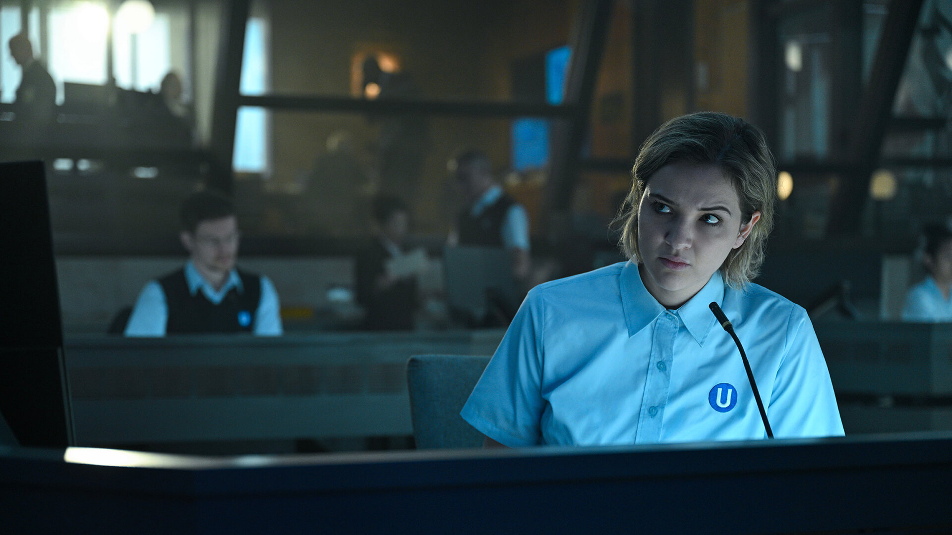 Clara in the station in Hijack.