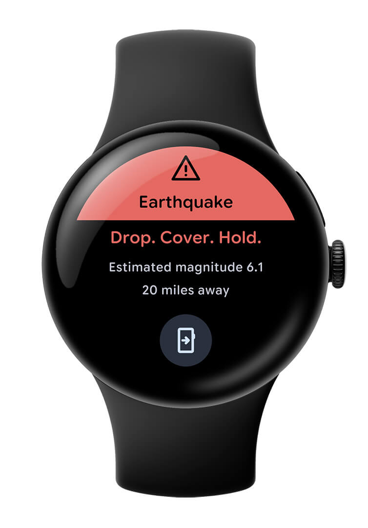 Pixel Watch Earthquake alerts
