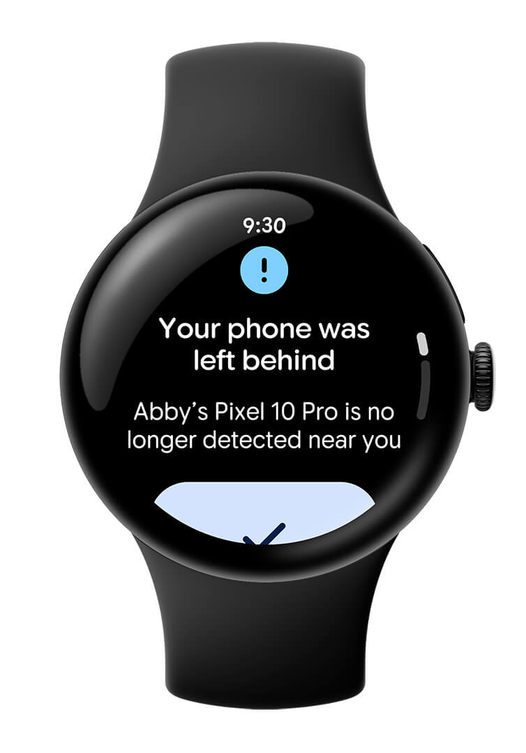 Pixel Watch left phone behind