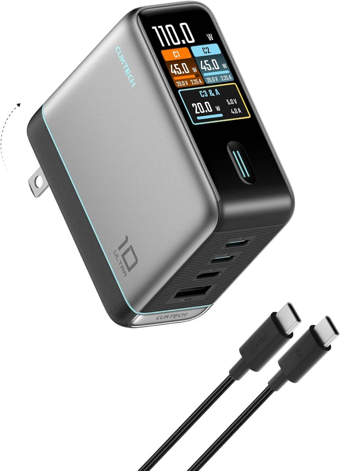 Cuktech 100W wall laptop charger