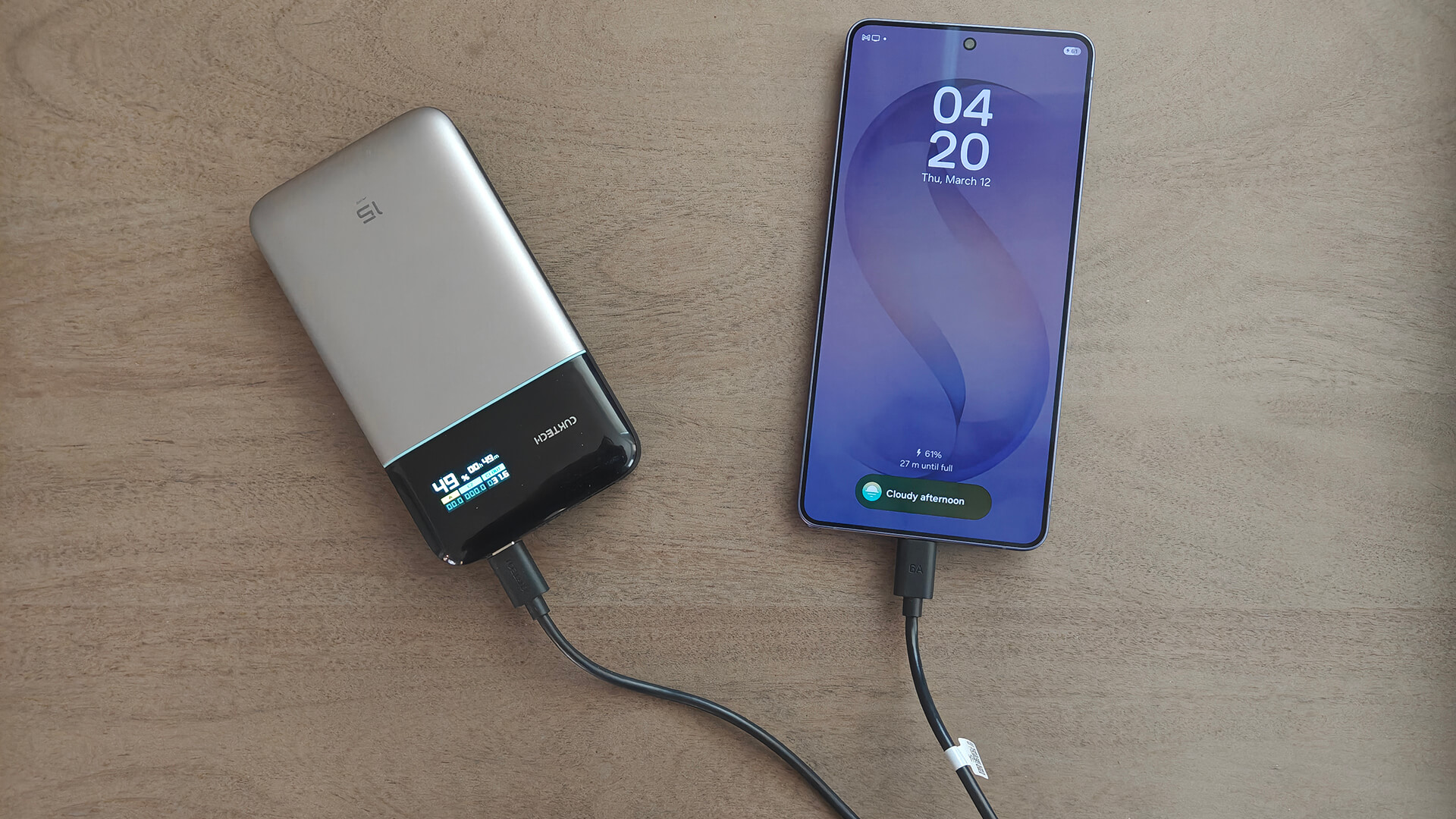 Cuktech 15 Air with Samsung Galaxy S26 Ultra