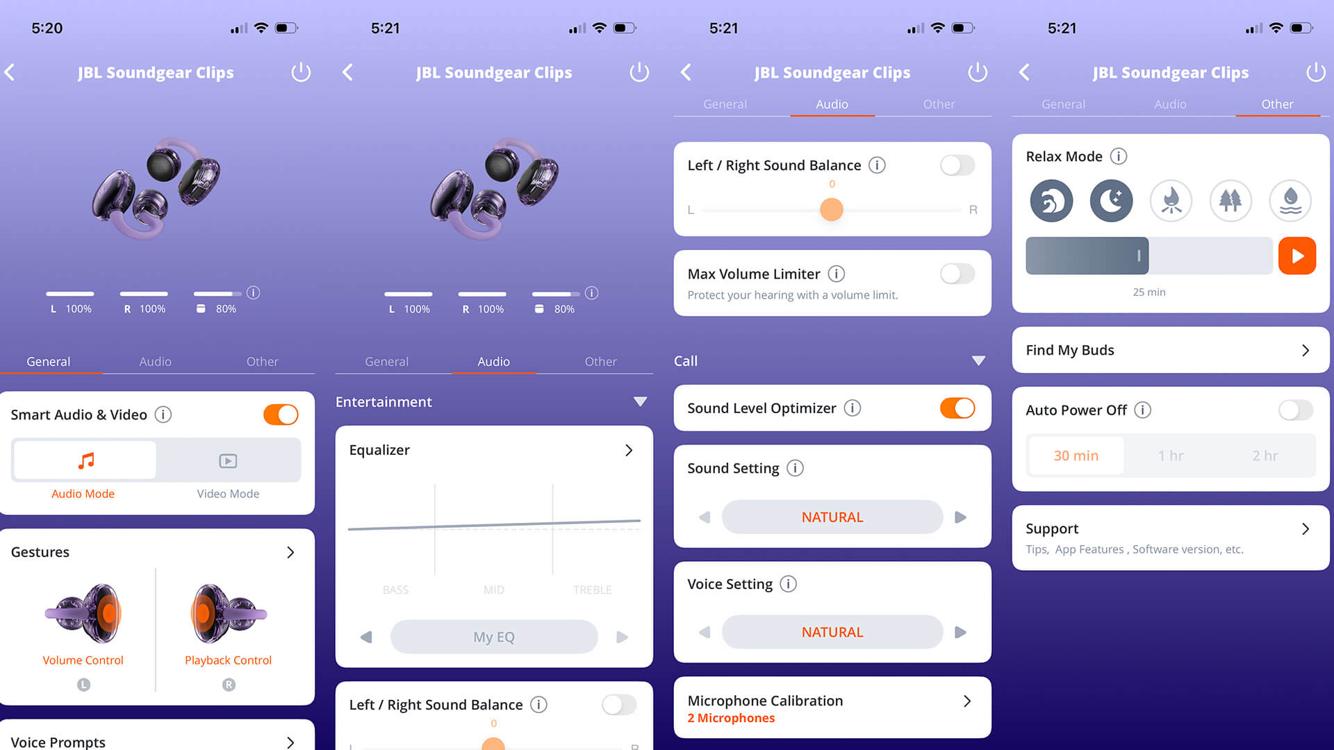 JBL Soundgear CLIPs JBL Headphones app