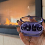 JBL Soundgear CLIPs by fireplace