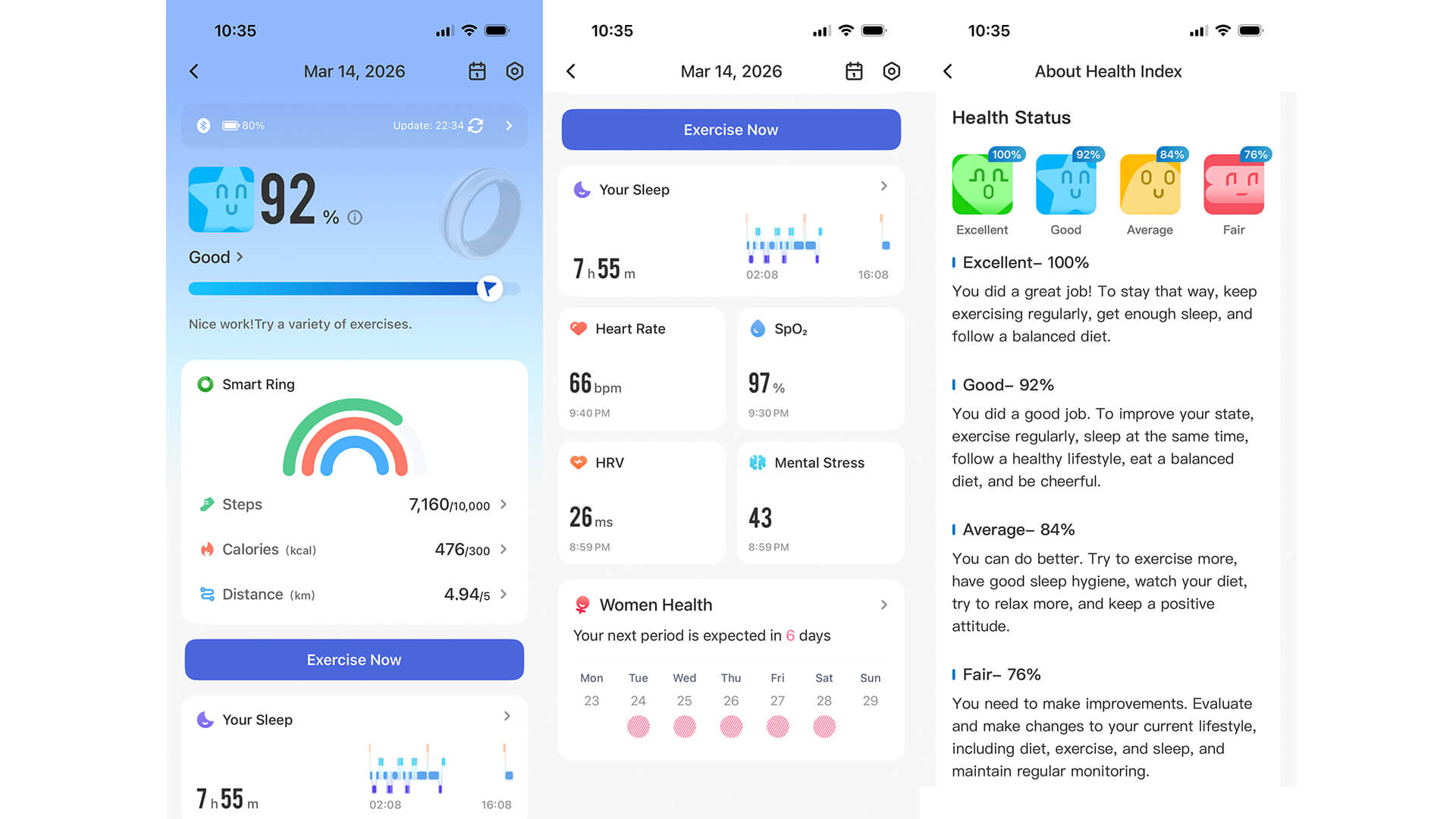 Renpho Lynx smart ring app