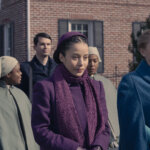 Agnes and Paula walking in The Testaments.