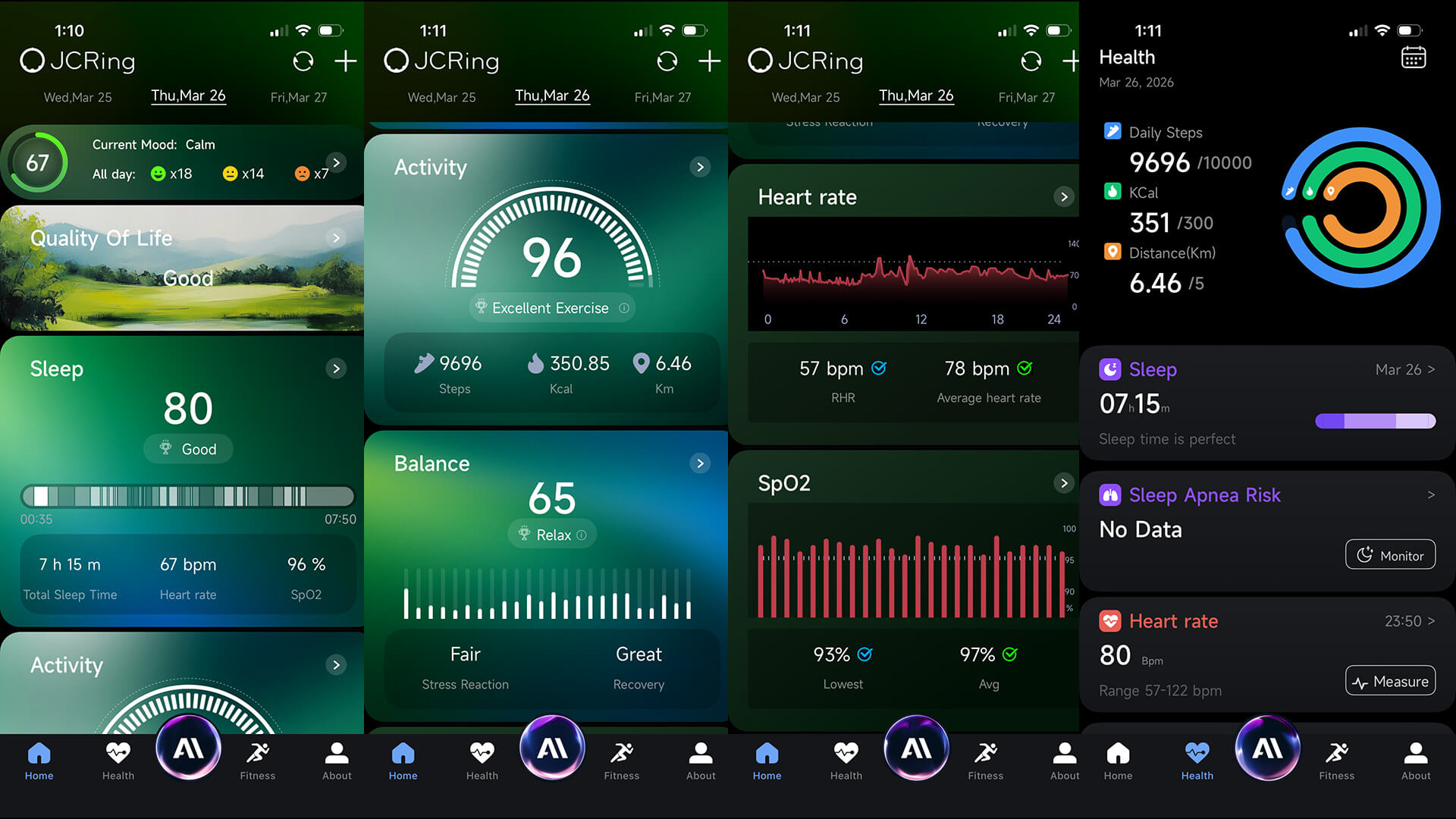 Pin Pulse smart ring app