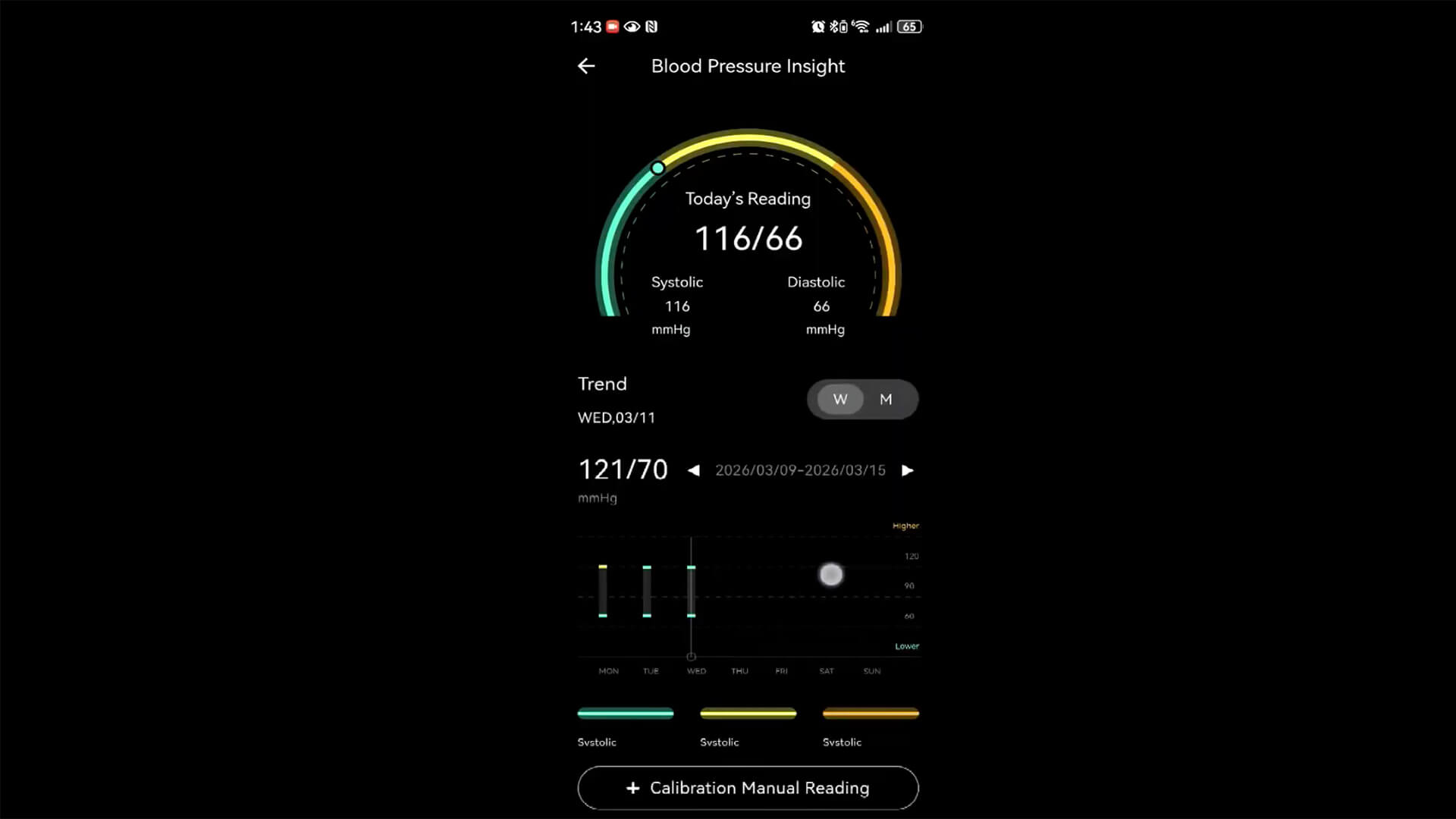Pin Pulse smart ring app blood pressure