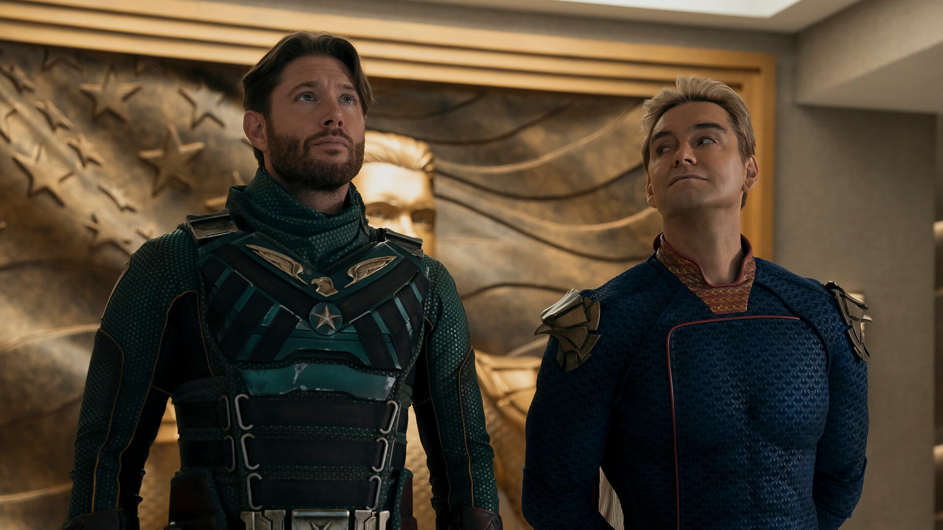 Soldier Boy and Homelander in The Boys.