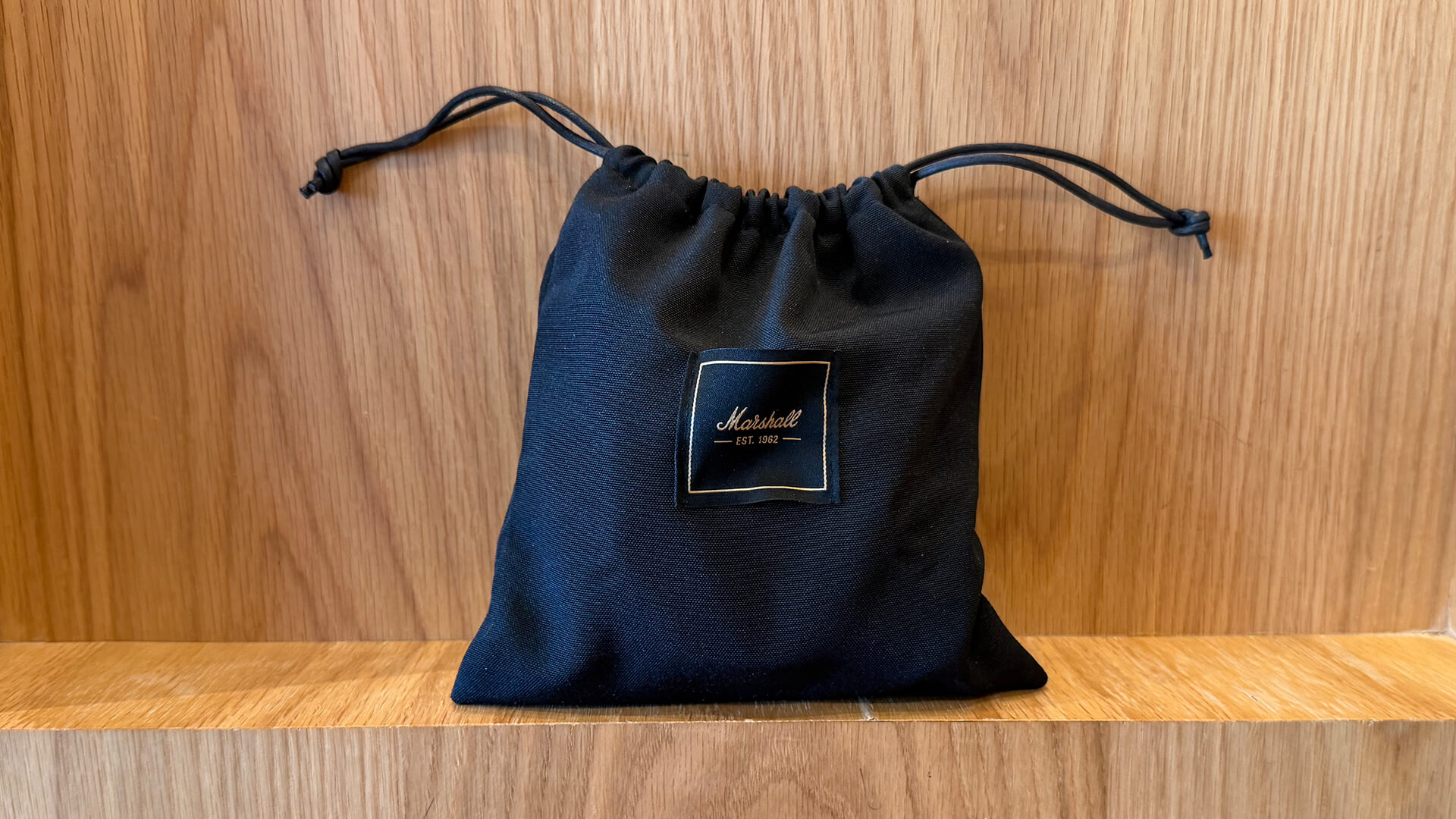 Marshall Milton ANC headphones in carry pouch