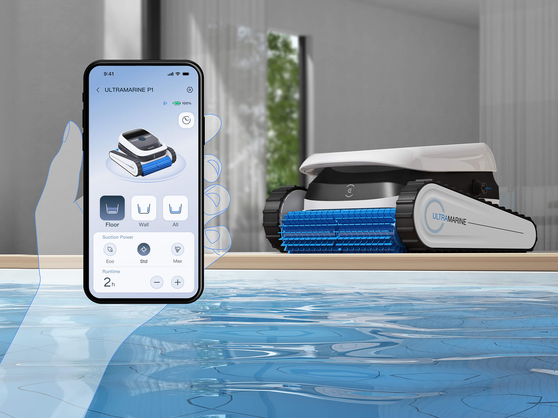 Ecovacs Ultramarine P1 robot pool cleaner