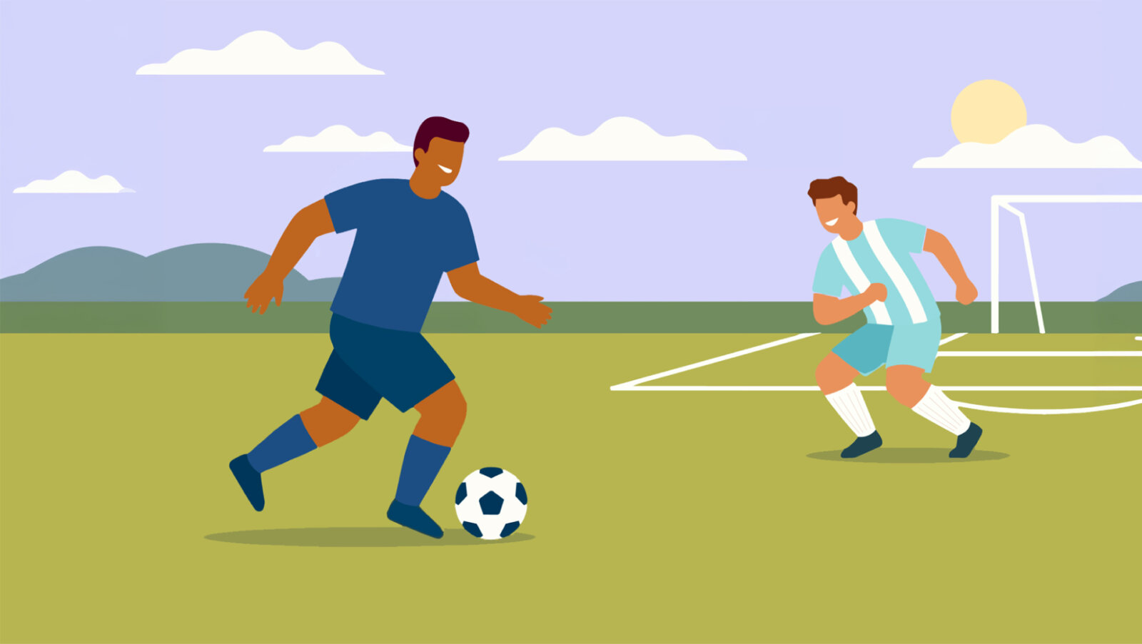 Google soccer animated image