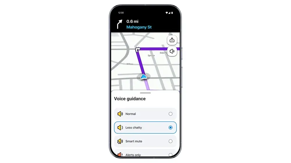 Waze chatty mode