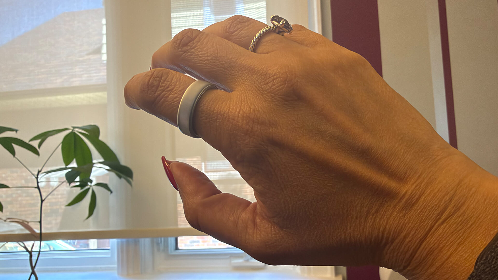 Oura Ring 5 on hand