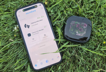 Soundcore Liberty 5 Pro Max wireless earbuds with iPhone