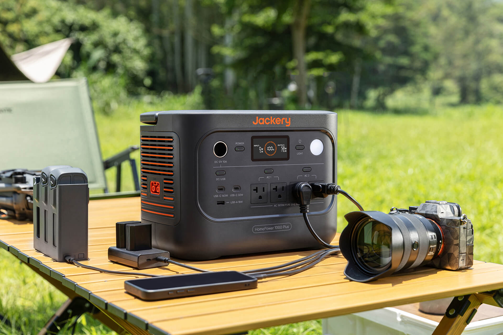 Jackery HomePower 1000 Plus V2 portable power station.