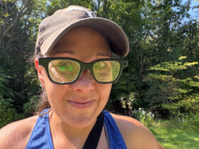 Rokid glasses showing messages on screen
