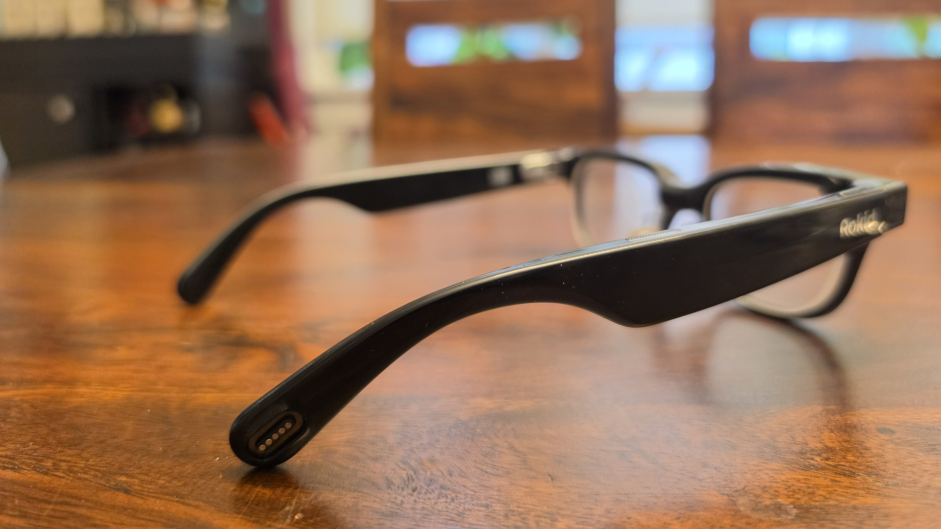 Charging port on the Rokid smart glasses