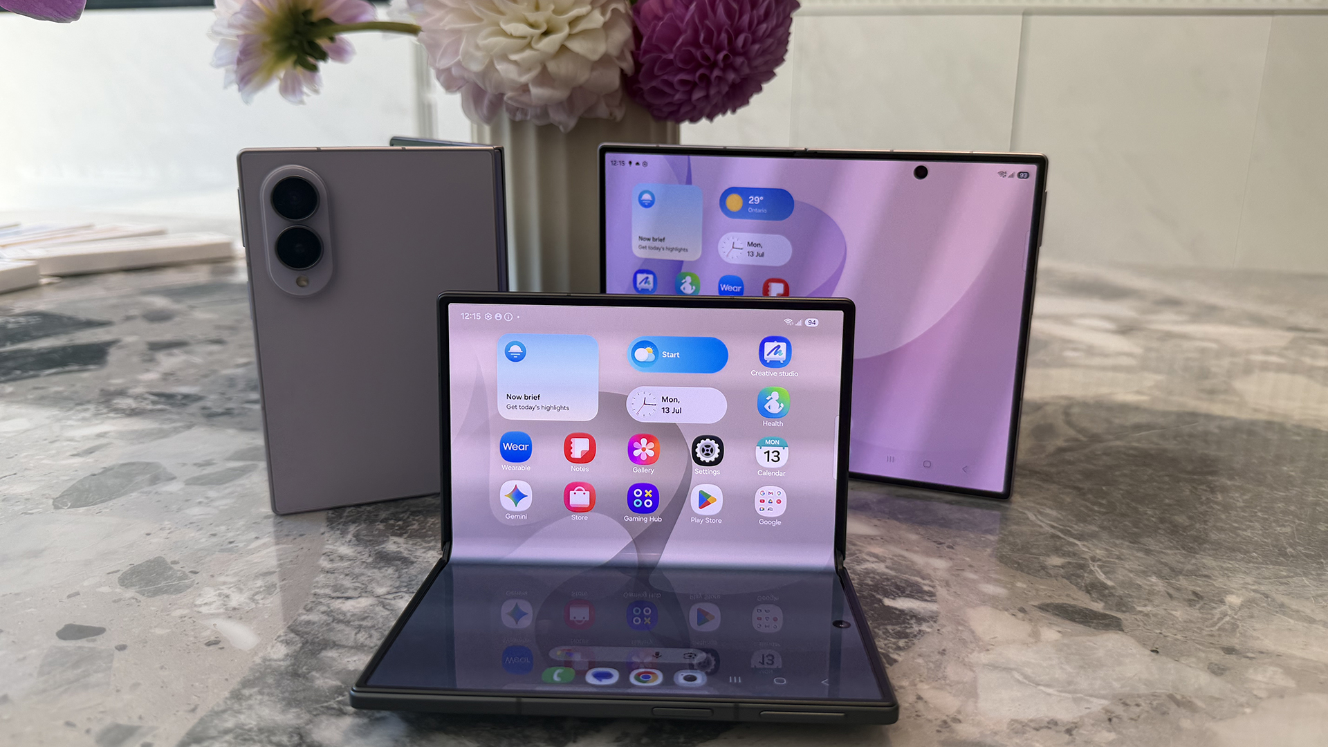 Samsung Galaxy Z Fold 8 three orientations
