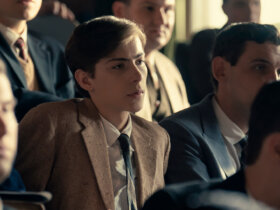 Ted listening intently in class in Unabomber.
