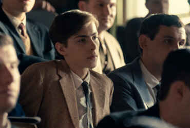 Ted listening intently in class in Unabomber.