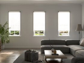 GE Lighting shades living room