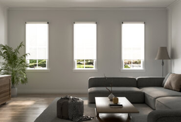 GE Lighting shades living room
